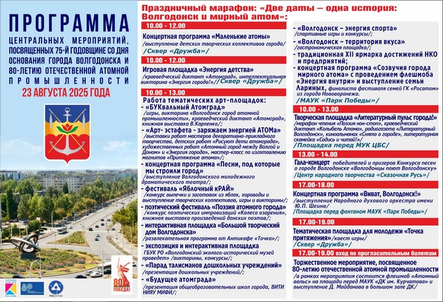 Программа мероприятий